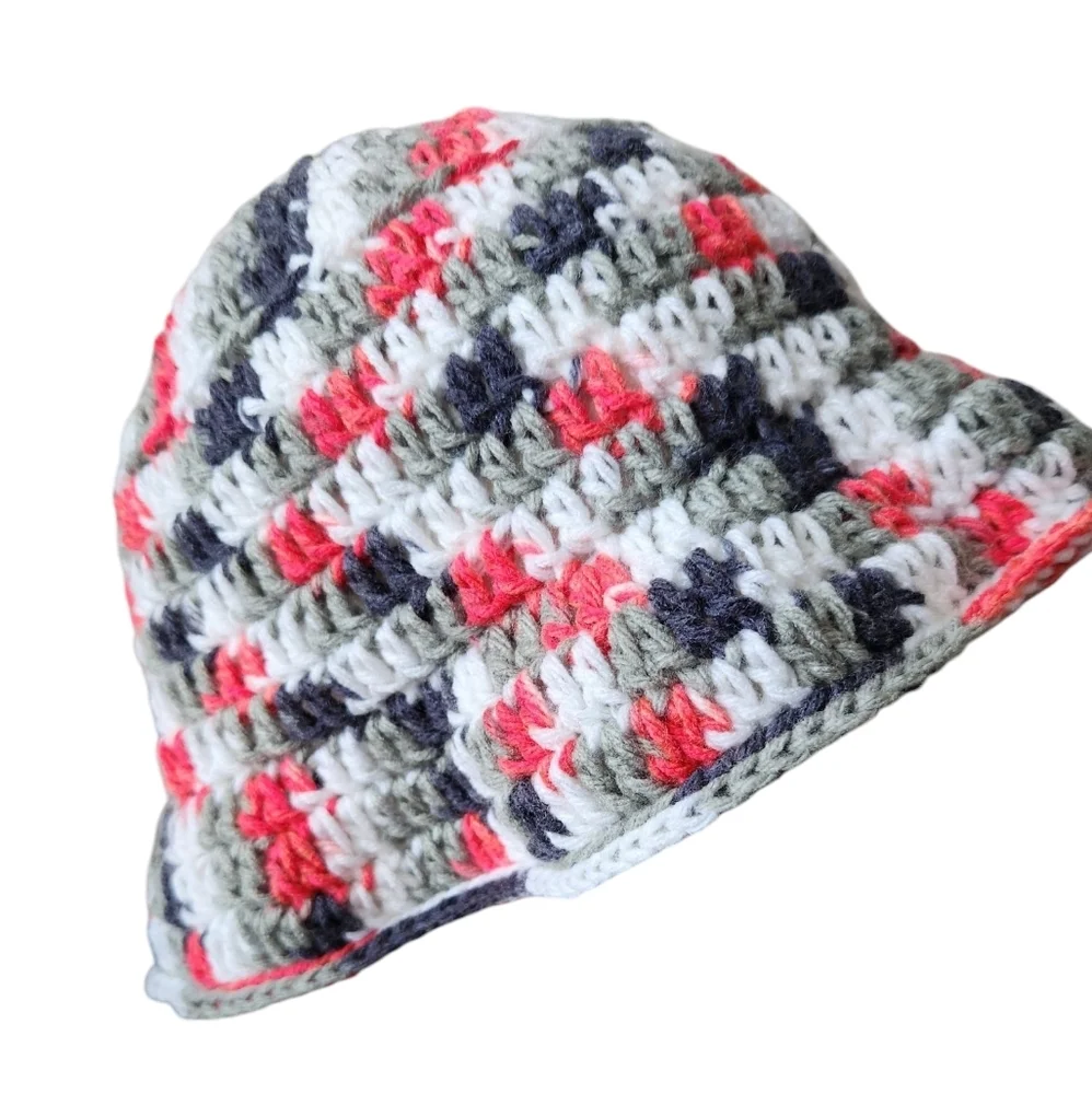 Red And White Buckethat